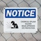 Signmission Chemical Splash Hazard Wear OSHA Notice Sign, Plastic, 10in W x 7in L, 2PK OS-2PACK-NS-P-710-L-10566 - alternate 2